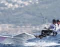Jetzt schon ein Riesenerfolg: Marla Bergmann und Hanna Wille ziehen als Fünfte nach der Hauptrunde ins 49er-FX-Finale ein | Fotto: World Sailing/Lloyd Images
