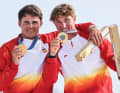 Diego Botin et Florian Trittel savourent leur or en 49er