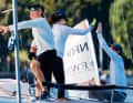 Freude im NRV-Team über den Erfolg auf der Kieler Innenförde
