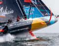 "Malizia - Seaexplorer" à l'échauffement pour le Vendée Globe