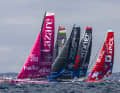 Le groupe Imoca au départ de la course de 48 heures