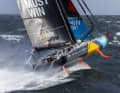 His Imoca in a speed frenzy