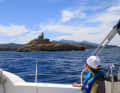 yacht à l'entrée de la baie. Elle aussi est réglementée