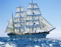 Die "Gorch Fock" ist heute wieder als Schulschiff der Marine unterwegs