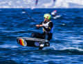 Olympic silver medallist Jannis Maus at the start of the season off Palma de Mallorca.