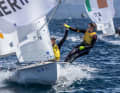 Avevano già vinto il Grande Slam di vela francese prima della medal race, ma erano davvero felici dopo: Simon Diesch e Anna Markfort nel 470 Mixed.