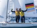 Hanno regalato alla squadra di vela tedesca la prima medaglia d'oro della stagione.