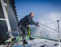 Rosalin Kuiper est la skipper du Team Holcim-PRB pour l'Ocean Race Europe. Elle n'est pas présente sur le parcours du Cap, mais elle fait avancer les préparatifs de la course européenne à terre.