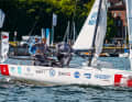 NRV-Steuermann Mats Schönebeck, Moritz Gießelmann, Henrik Peters und Ferdinand Pfund siegten mit acht Punkten Vorsprung vor dem MSC.
