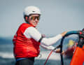 The 23-year-old athlete from Wörthsee surfed to third place at the iQFOiL World Championships.