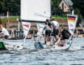 Both the Mühlenberger Segel-Club and the Joersfelder Segel-Club, like the Norddeutscher Regatta Verein, had started the last league weekend of the season with a chance of winning the title.
