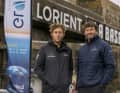 Die "Crédit Mutuel"-Top-Favoriten Ian Lipinski und Antoine Carpentier.