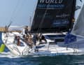Lennart Burke and Melwin Fink at the start of the first stage in Globe40.