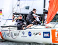 Mit einem Sieg auf dem Wannsee zur Meisterchance: die Crew vom Joersfelder Segel-Club.