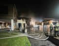 Die Feuerwehr war mit einem Großaufgebot vor Ort.
