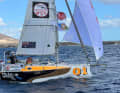 Seaworthiness confirmed: Organiser Don McIntyre crossed the Atlantic on the first "Class Globe 5.80"