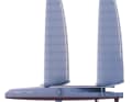 The drift yachts will be up to 58 metres long.