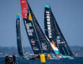 Boris Herrmann in formazione con il Pôle Finistère