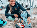 Between races and training sessions, Leonie Meyer also finds time for her son Levi thanks to a lot of family support