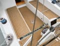 There is a choice of one large or two small wheels and tiller steering.