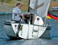 Rudder and bearings: The rudder has been laminated around a foam core; cracks at the seam of the blade must be examined carefully. If water has penetrated, a repair is necessary. The bearings of the attached rudder are pleasingly easy to replace, a little play is not a problem