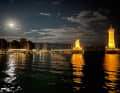 28e place : Christian Eiglmeier - Impression de nuit dans le port de Lindau