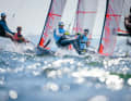 Lucas und Moritz Hamm sammelten bei der Kieler Woche weitere wertvollen Punkte im 29er Euro Cup