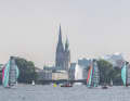 Sailing in Hamburg's city centre, like here at the Helga Cup 2018. Will this no longer happen in the future?
