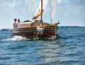 Fast sailing in the inland area. Many Jollis sail on the Müritz, but 30s are rather rare here.