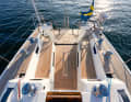 Established: Proven layout for performance boats. Sheet winches on the coaming, winches for halyards and trim lines on the companionway