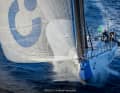Platz zwei im Rennen um die Line Honors holte die 100-Fuß-Yacht "LawConnect" von Christian Beck