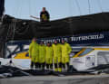 The Gitana crew shortly before setting off on the record attempt