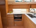 Harmonious: The straightforward finish in light oak has a Scandinavian modern, but also cosy look