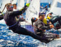 Simon Diesch and Anna Markfort kept their chances alive until the last day. A possible early start in the medal race cost them the chance to fight for qualification for the Pre-Olympics once again