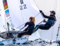 Die amtierenden 470er-Mixed-Weltmeister Luise Wanser und Philipp Autenrieth
