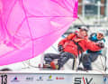 A sense of proportion is required for the exciting races in Rostock's city harbour