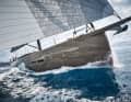 The convex stem and the fixed bowsprit are just two of the hallmarks of the large Y7.