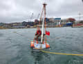 Here Bedwell is being towed to the start, only a little later it also went back to the harbour in tow