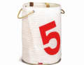 Basket made of canvas The practical collection bag from 360° made of sandwich canvas creates order. It can hold dirty laundry, shoes, empties and much more. Equipped with cord handles and labelled with a sail number on the outside.  Value: 89.90 euros