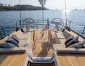 Après-Sail: Das flachgestreckte Cockpit hat Stil – allerdings auf See auch einige Defizite