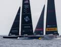 Das italienische Luna Rossa Prada Pirelli Team und das US-Team NYYC American Magic