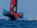 The defenders approaching the Louis Vuitton Cup