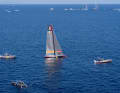The Italian Luna Rossa Prada Pirelli Team did not get to race in the persistent summer doldrums before Barcelona