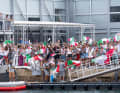 The mood in the Italian camp is euphoric in this opening phase of the Louis Vuitton Cup