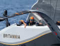 The "Britannia" crew had to admit defeat to Red Bull Racing's "BoatOne" for the first time in the fifth duel with Alinghi