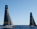 Nach einem starken Start fuhren die Briten dem glänzenden Silberpfeil von Luna Rossa davon
