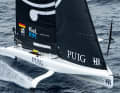 Die Frauen vom AC Team Germany beim Training für den Women's America's Cup