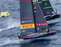 Bow to bow: "Britannia" and "Luna Rossa"