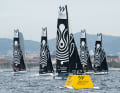 Les équipages féminins à l'entraînement pour la Puig Women's America's Cup