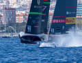 One last race bow to bow: "Britannia" and "Luna Rossa" were almost neck and neck in the final of the Louis Vuitton Cup